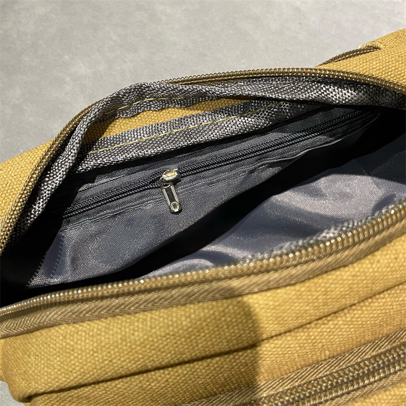 Women's & Men's Thick Canvas Large Capacity For Construction Men's Waist Packs