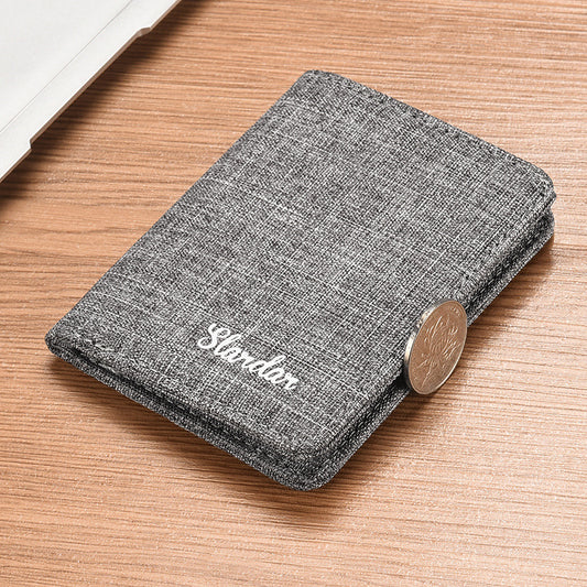 Men's Thin Fashion Unique Simple Driving License Men's Wallets