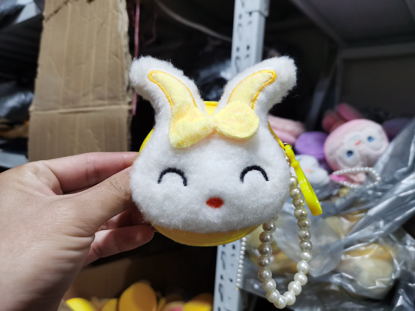 Children's Pendant Plush Creative Mini Clow Storage Coin Purses