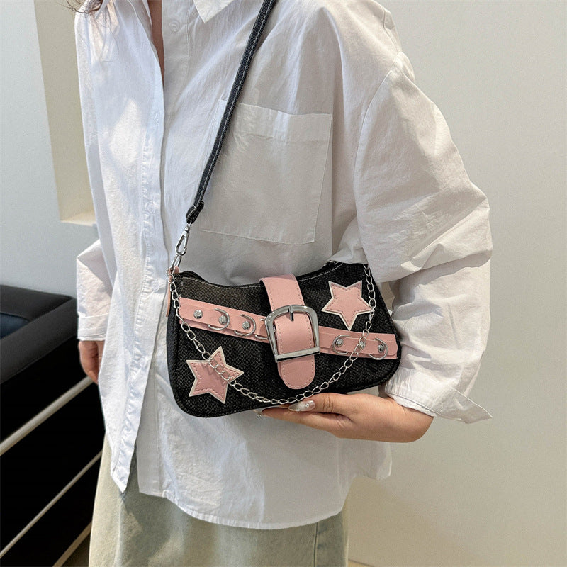 Women's Retro Minority Simple Underarm Fashion Portable Shoulder Bags