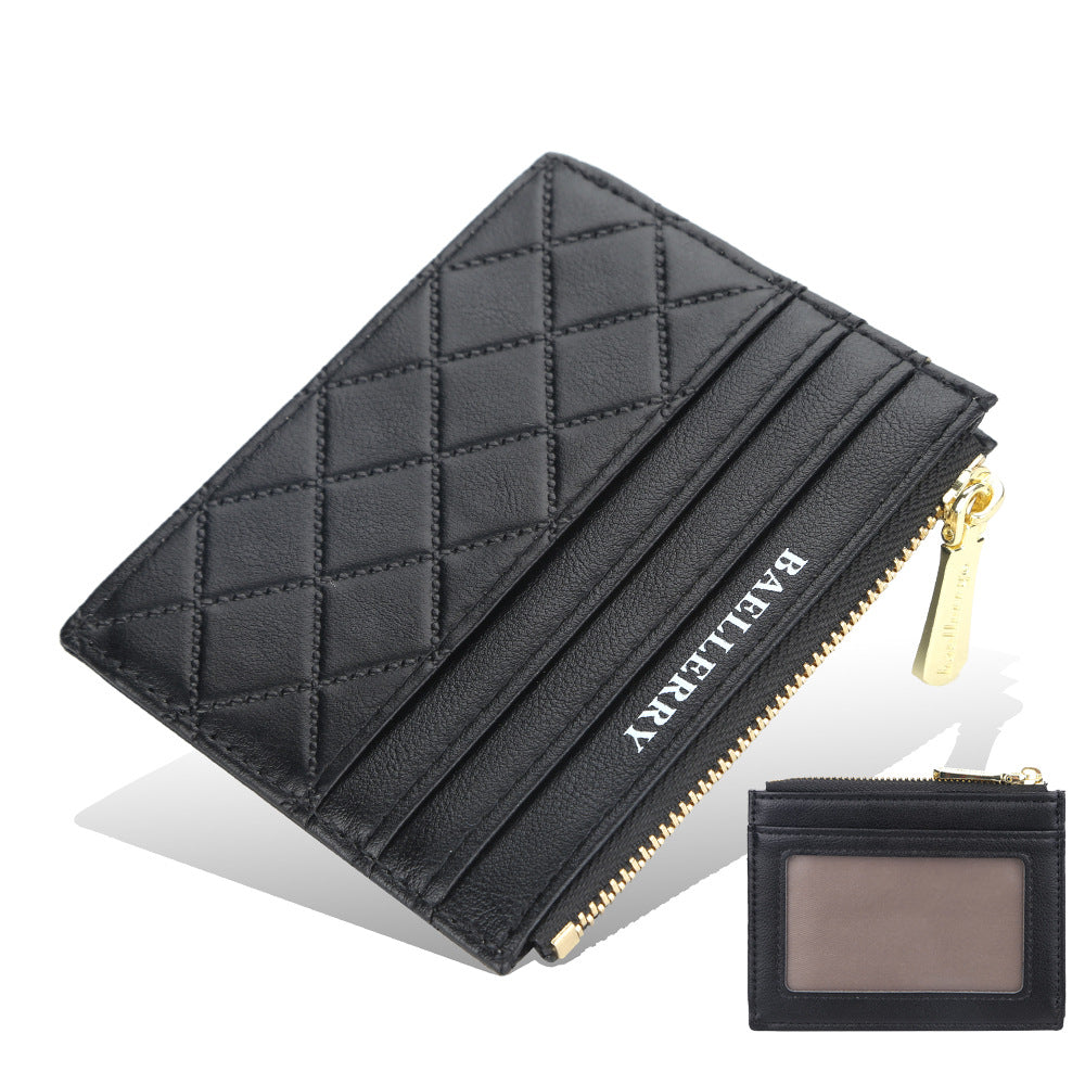 Women's Short Korean Style Zipper Fashion Large Capacity Ladies Wallet