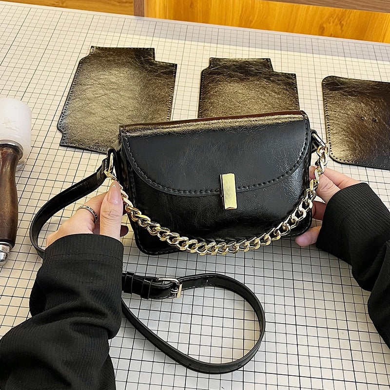 Simple Fashion Retro Material Homemade Gift Mother Women's Messenger Bag