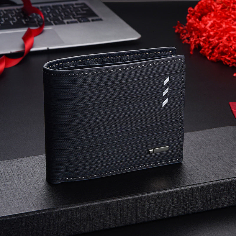 Men's Short Green Multi Slots Horizontal Fashion Men's Wallets