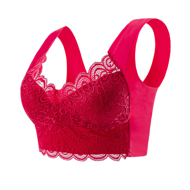 Lace Chest Wrap Underwear Fixed Integrated Cup Everyday Bras