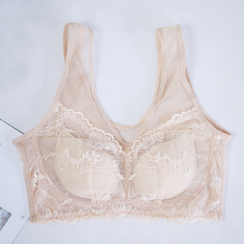 Women's Vest Underwear Thin Back Shaping Breathable Bras