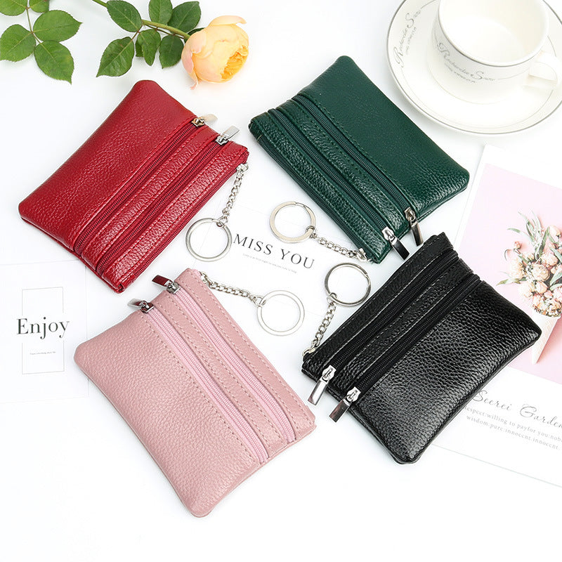 Pretty Women's Fashion Household Zip Clutch Coin Purses