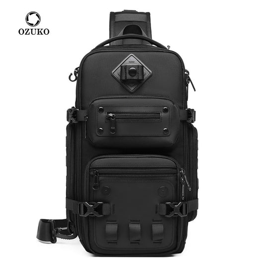 Elegant Durable Men's Tactics Large Capacity Men's Chest Bags
