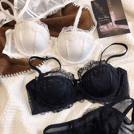 Underwear Thin Soft Steel Ring Push Lingerie Sets