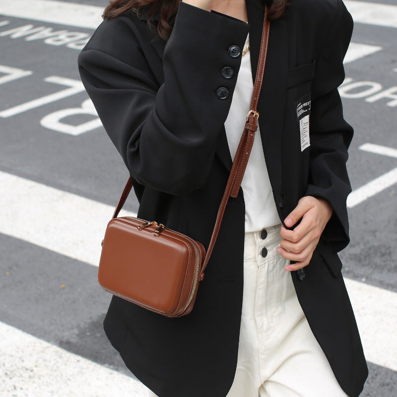 Fashionable Simple Korean Style Versatile Retro Women's Messenger Bag