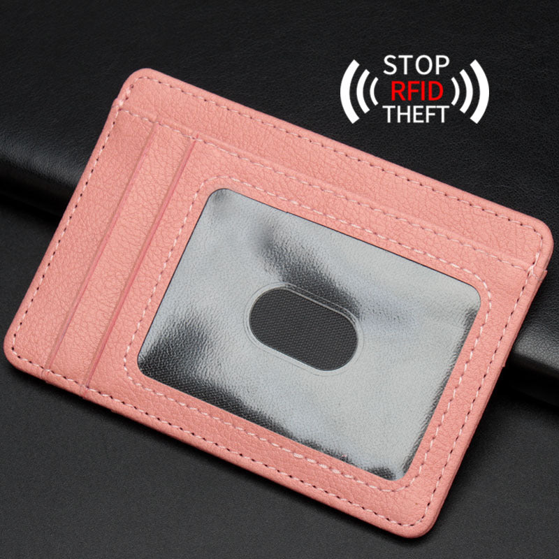 Slots Horizontal Vertical Bank Position Transparent Window Card Holder