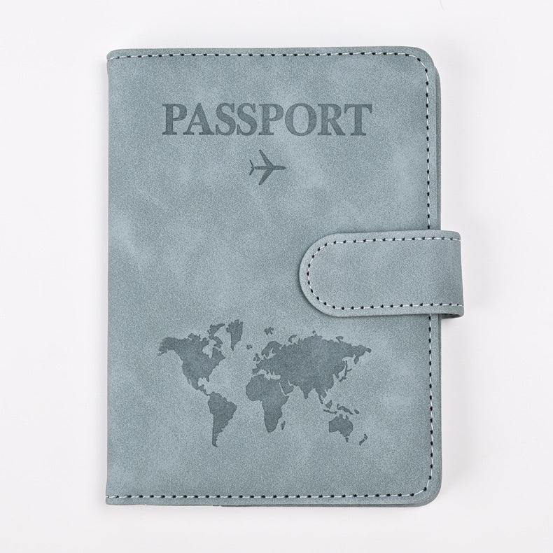 Color Changing Map Passport Cover Ticket Card Holder