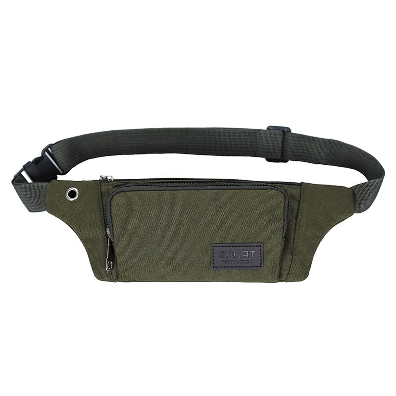 Women's & Men's & Canvas Fashion Large Capacity Storage Men's Waist Packs