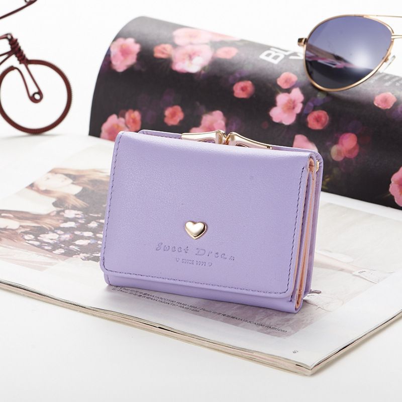 Women's Short Korean Style Female Mini Cute Ladies Wallets