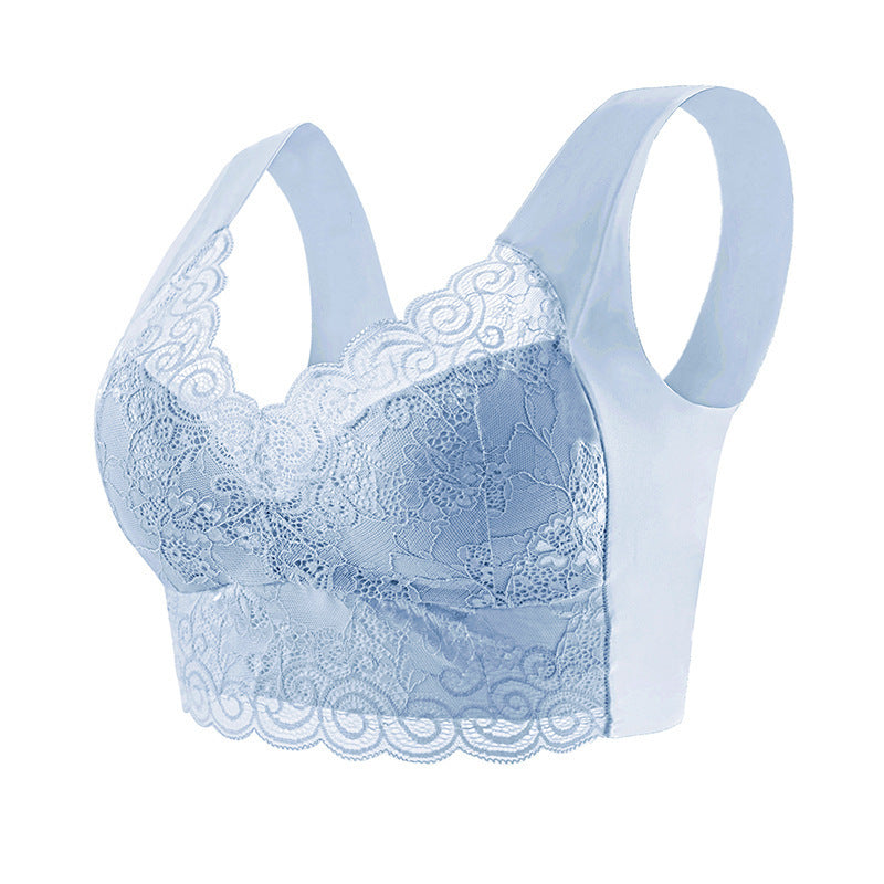 Lace Chest Wrap Underwear Fixed Integrated Cup Everyday Bras
