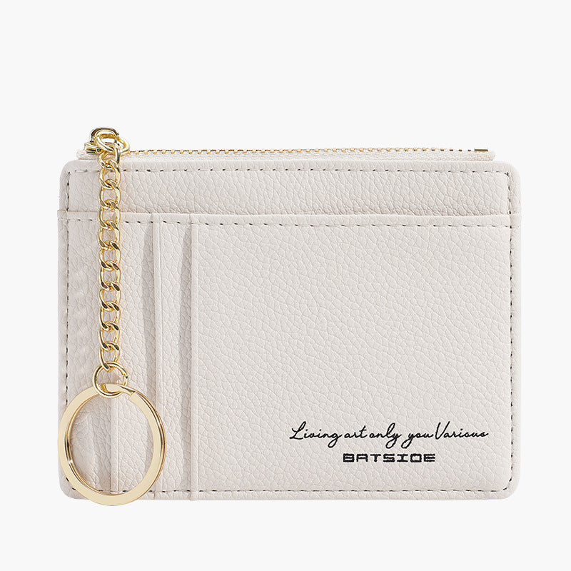 Women's Mini Zipper Multiple Slots Function Ladies Wallets