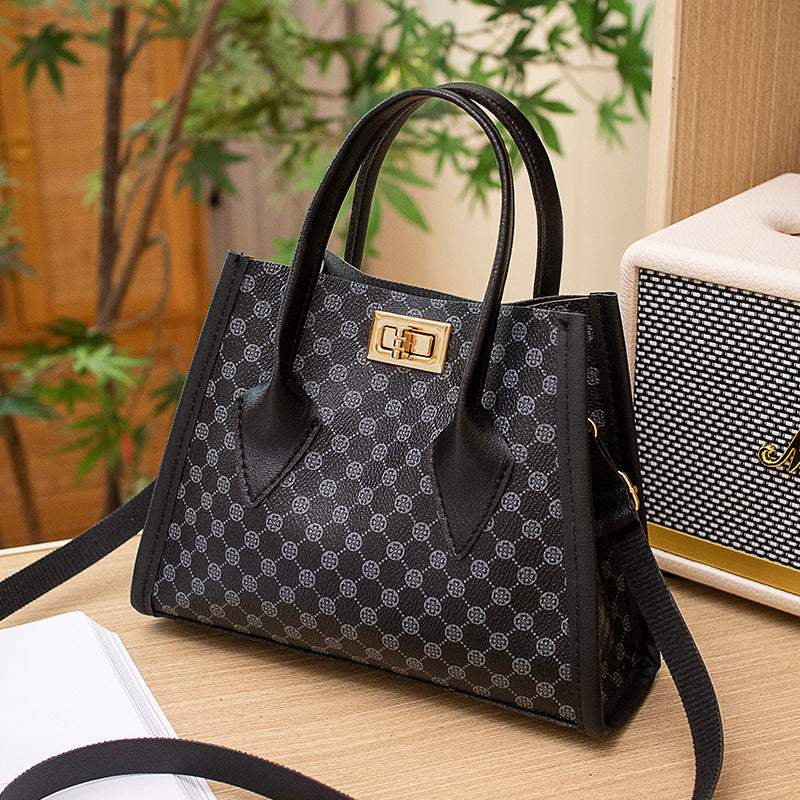 Luxury Fashion Circle Pattern Printed Single Women's Messenger Bag