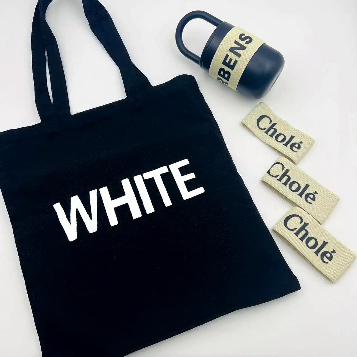 Women's Canvas Letter Simple Large Capacity Handbags