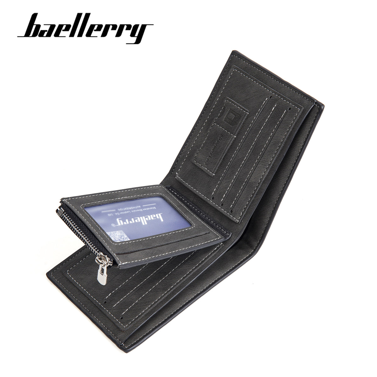 Men's Business Fashion Green Short Multiple Slots Men's Wallet