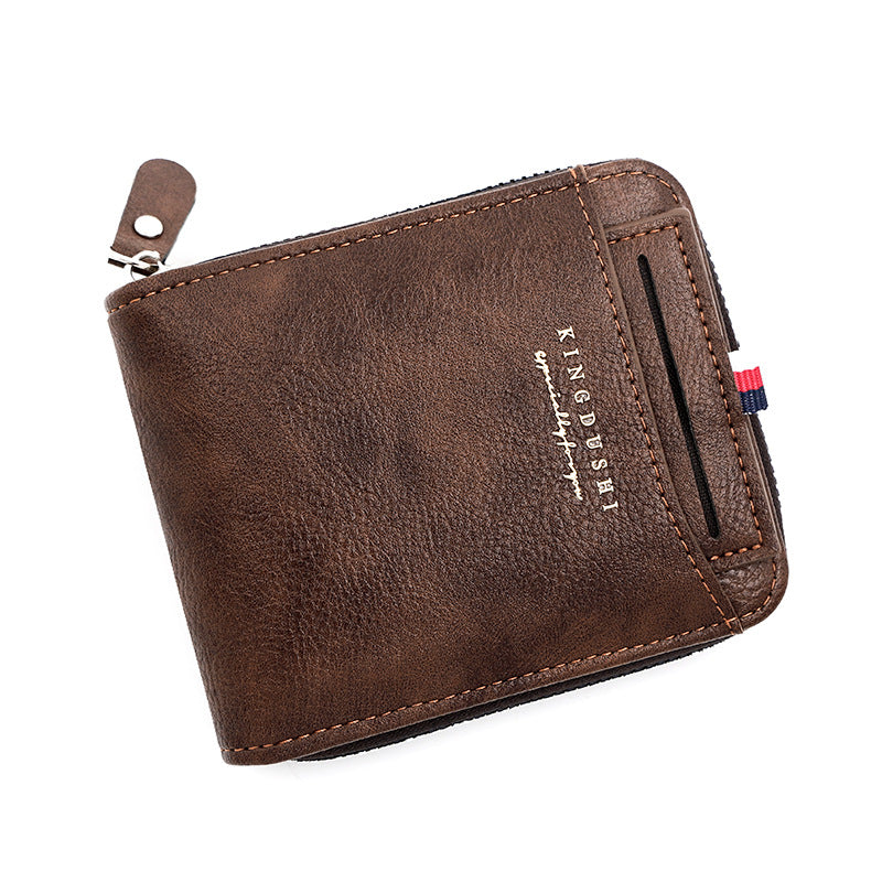 Men's Short With Chain Fashion Car Drawing Men's Wallets