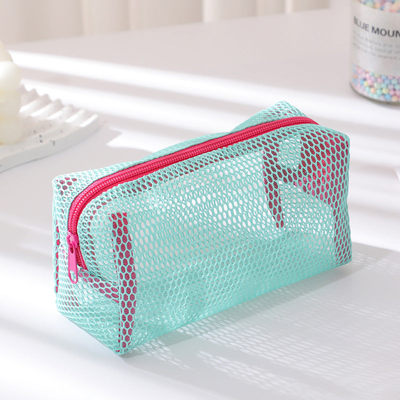 Dopamine Storage Large Capacity Mesh Sand Cosmetic Bags