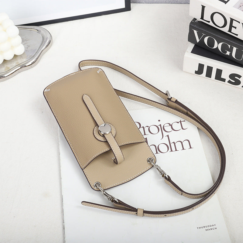 Genuine Leather Lightweight Summer Exquisite Mini Phone Bags