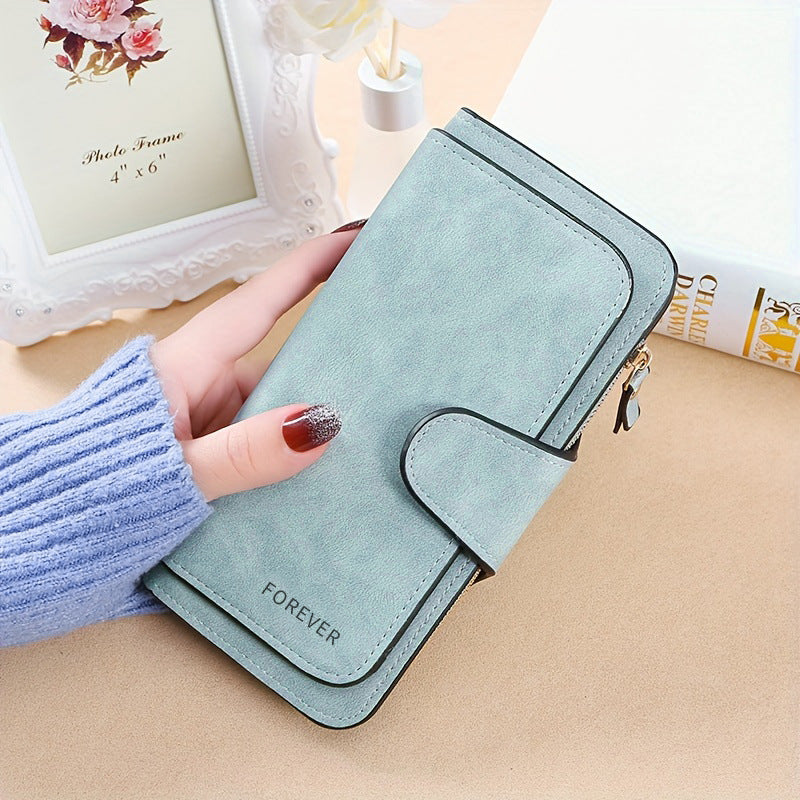 Women's Korean Big Three Fold Fashion Multiple Ladies Wallet