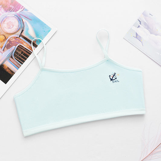 Cotton Development Period Vest Female Underwear Bras