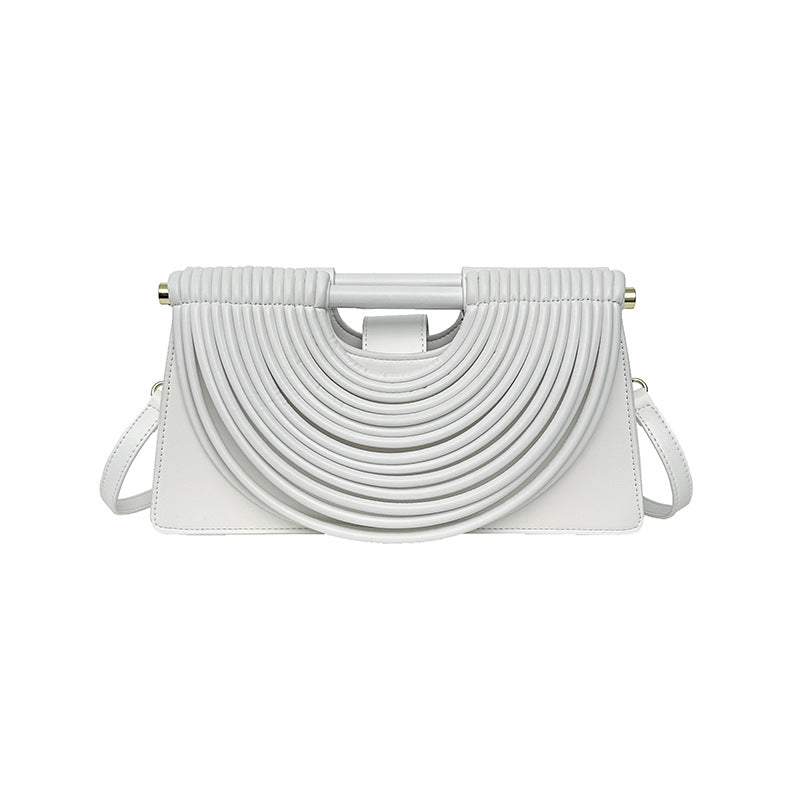 Women's Niche Woven Noodle Retro Hot Unique Women's Messenger Bag