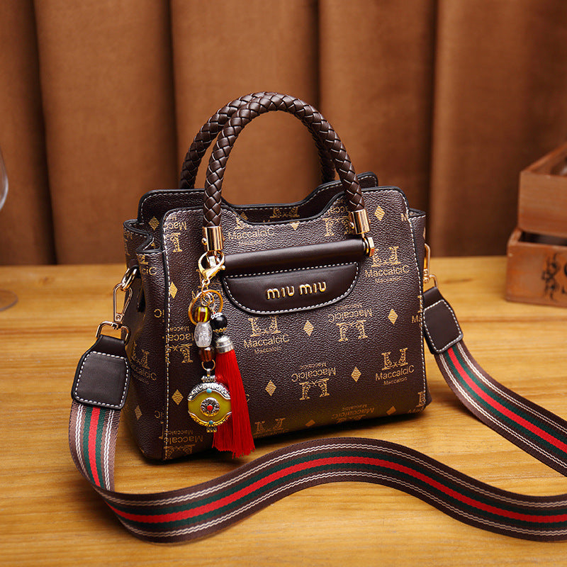 Women's Genuine Leather Fashionable Cowhide Elegant Handbags