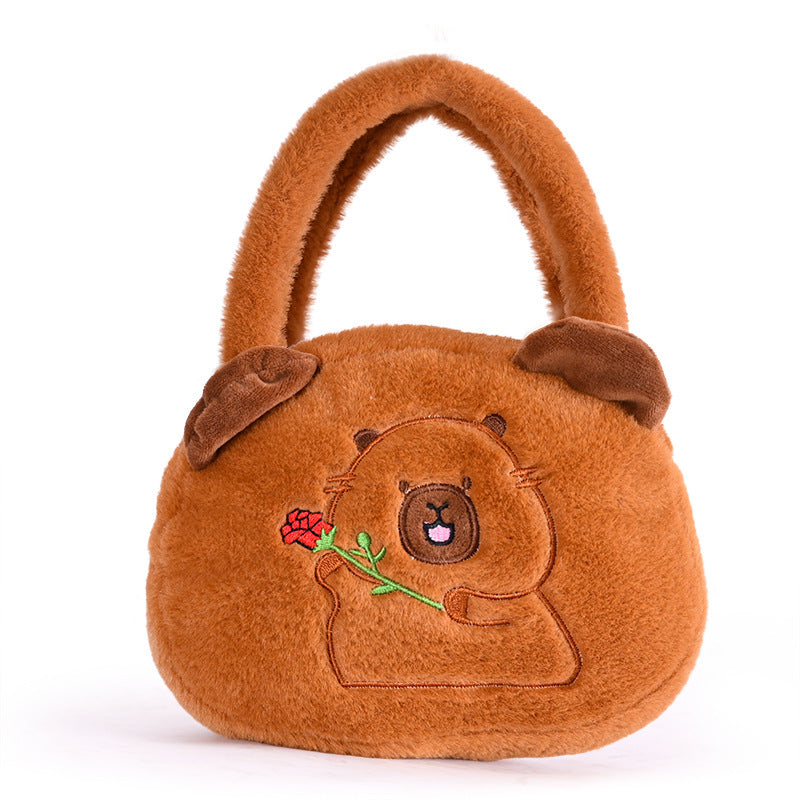 Cool Pig Round Heart Hand Carrying Handbags