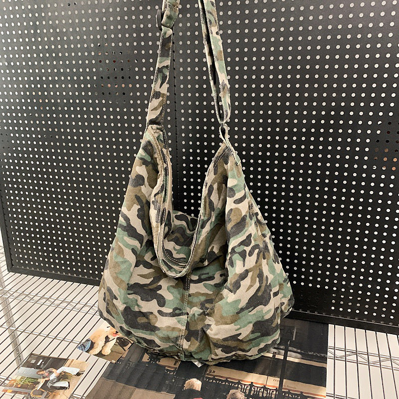 Simple Comfortable Literary Washed Canvas Leisure Bags