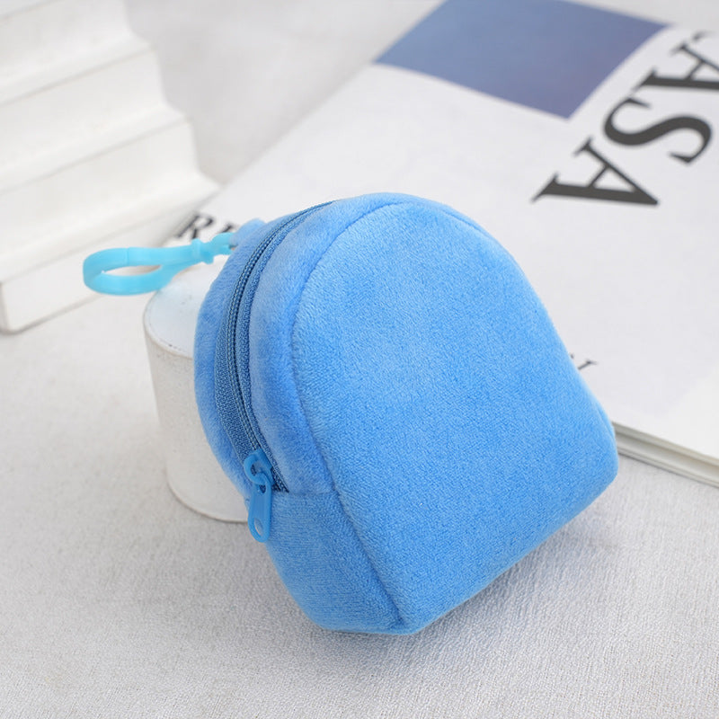 Candy Color Plush Solid Simple Cute Bags