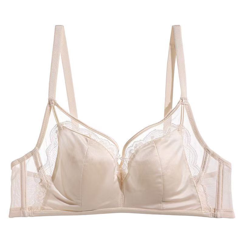 Women's Chest Small Breathable Thin Soft Steel Lingerie Sets