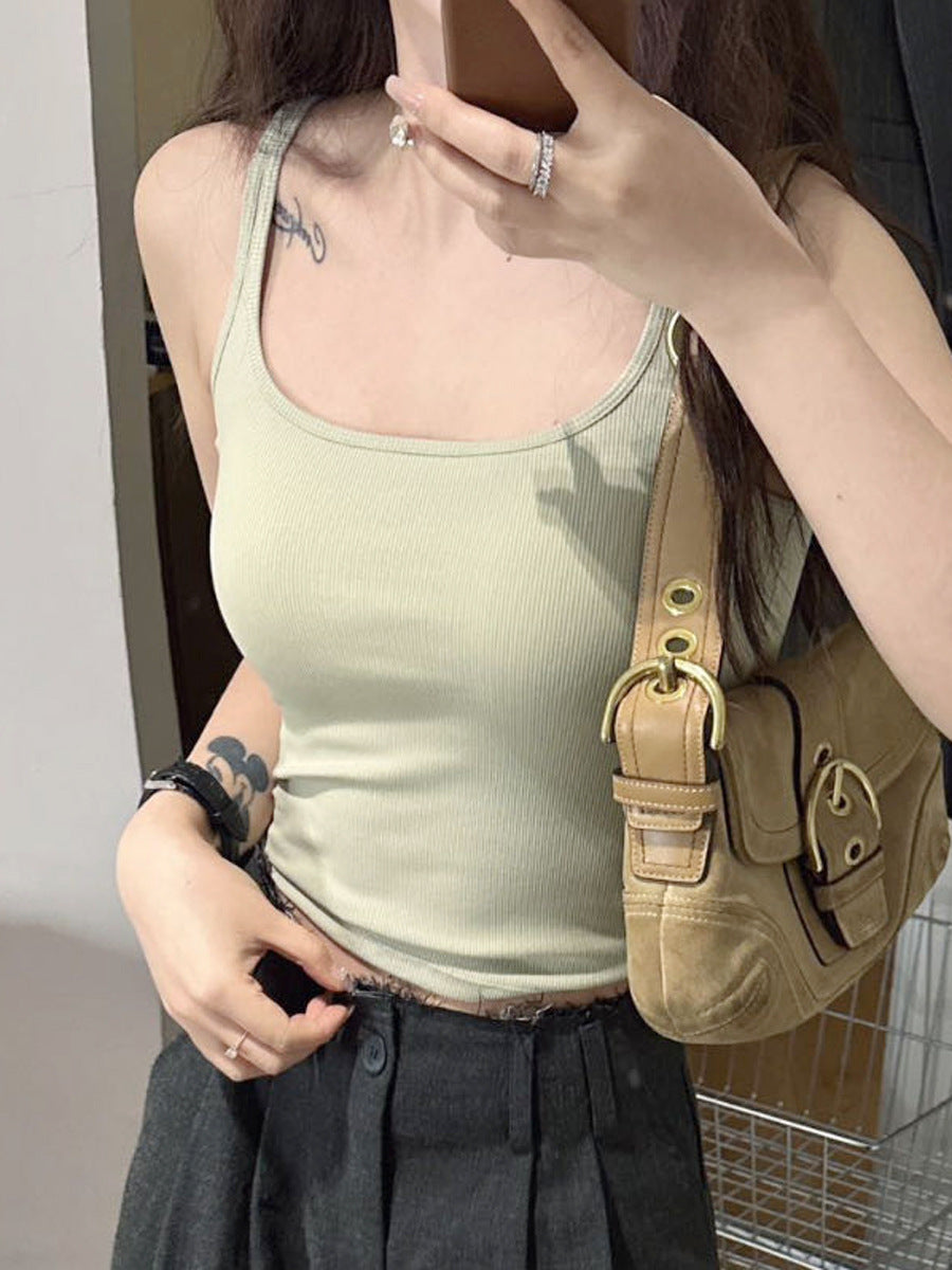 Women's Inner Wear Outer Slim Sleeveless Bottoming Tanks Camis