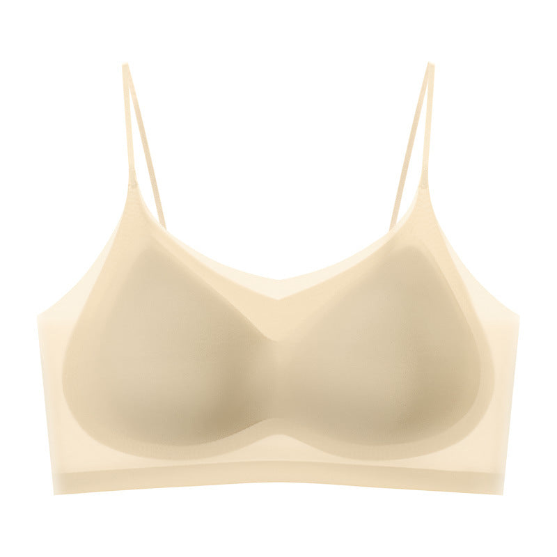 Women's Small Chest Push Up Ice Silk Seamless Everyday Bras
