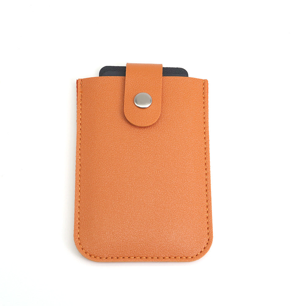 Layered Pull-out Business Multiple Slots Leather Card Holder