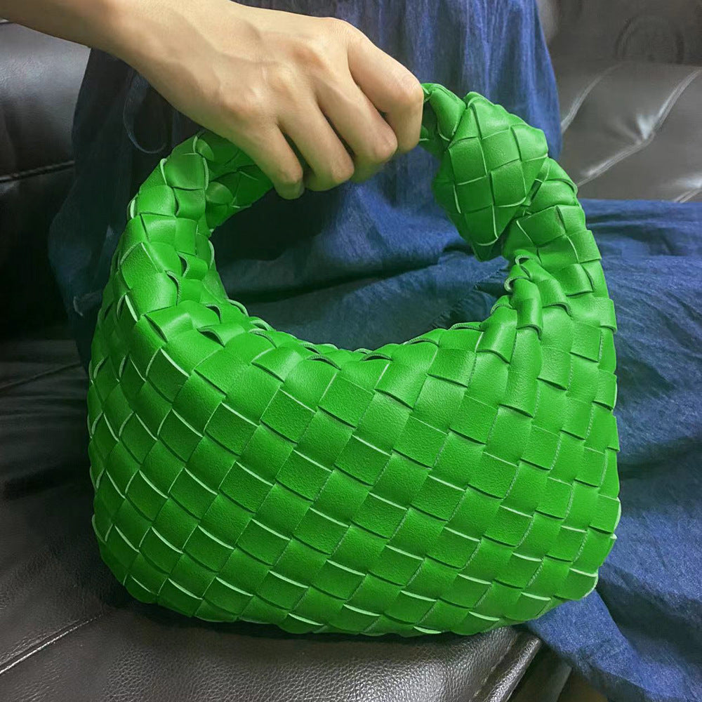 Women's High Quality Handmade Woven Gold Hardware Handbags