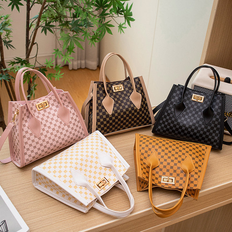 Luxury Fashion Circle Pattern Printed Single Women's Messenger Bag