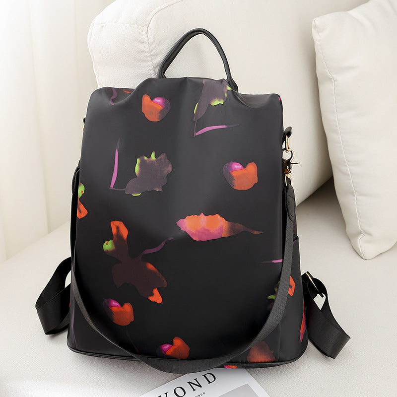 Oxford Cloth Fashion Printing Large Capacity Backpacks
