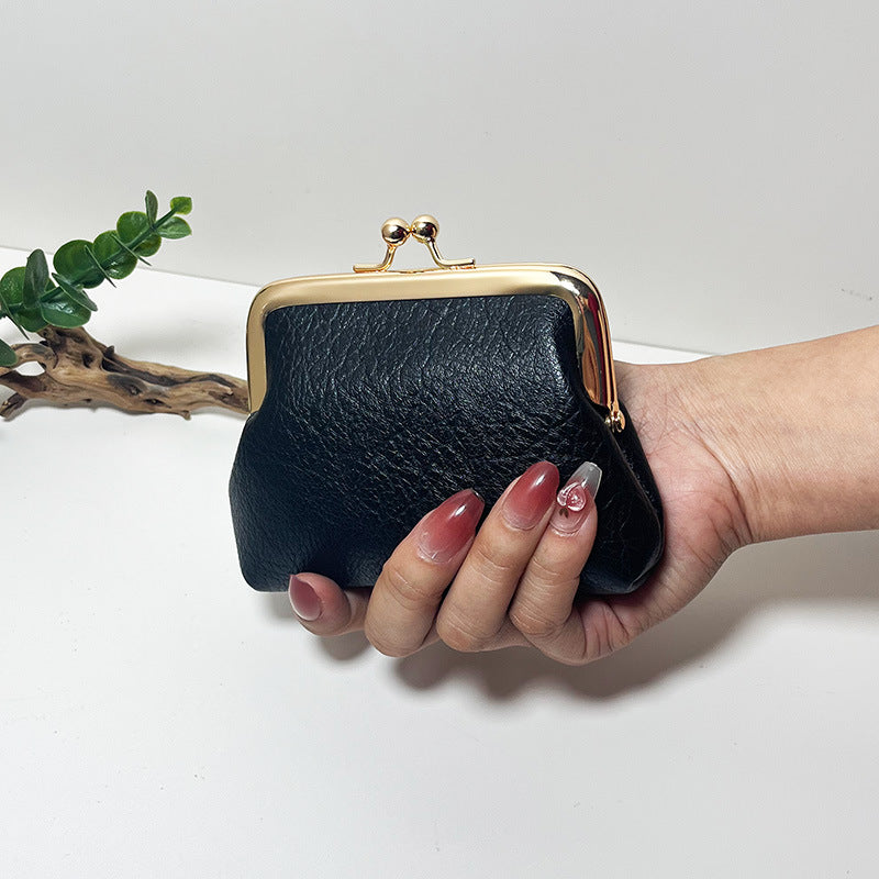 Women's Mini Retro Short Candy Color Pocket Coin Purses