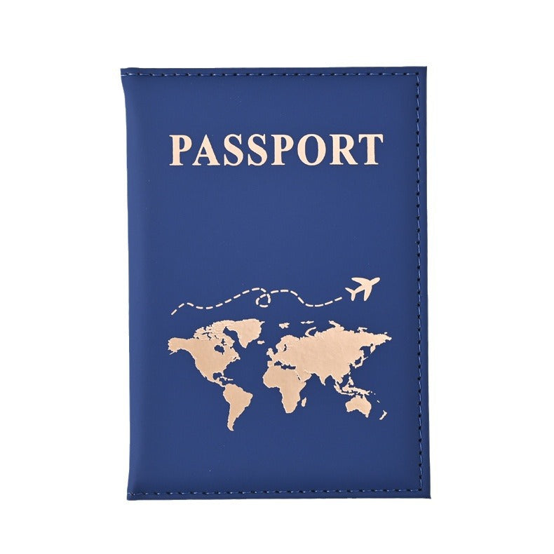Plain Skin Feeling Passport Cover Ticket Card Holder