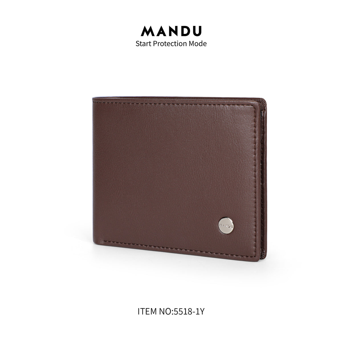 Popular Men's Magnetic Separation Genuine Leather Card Holder