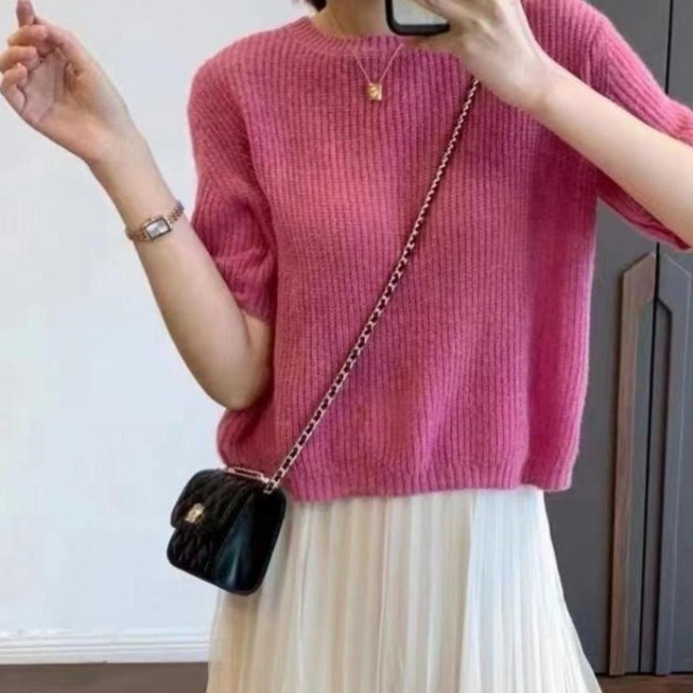 Women's Diamond Style Mini Chain Sheepskin Flap Bags