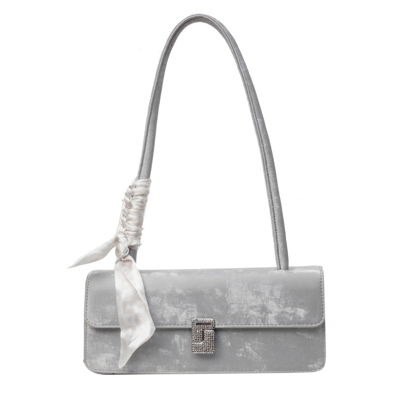 Women's Western Style Sier For French Minority Underarm Bags