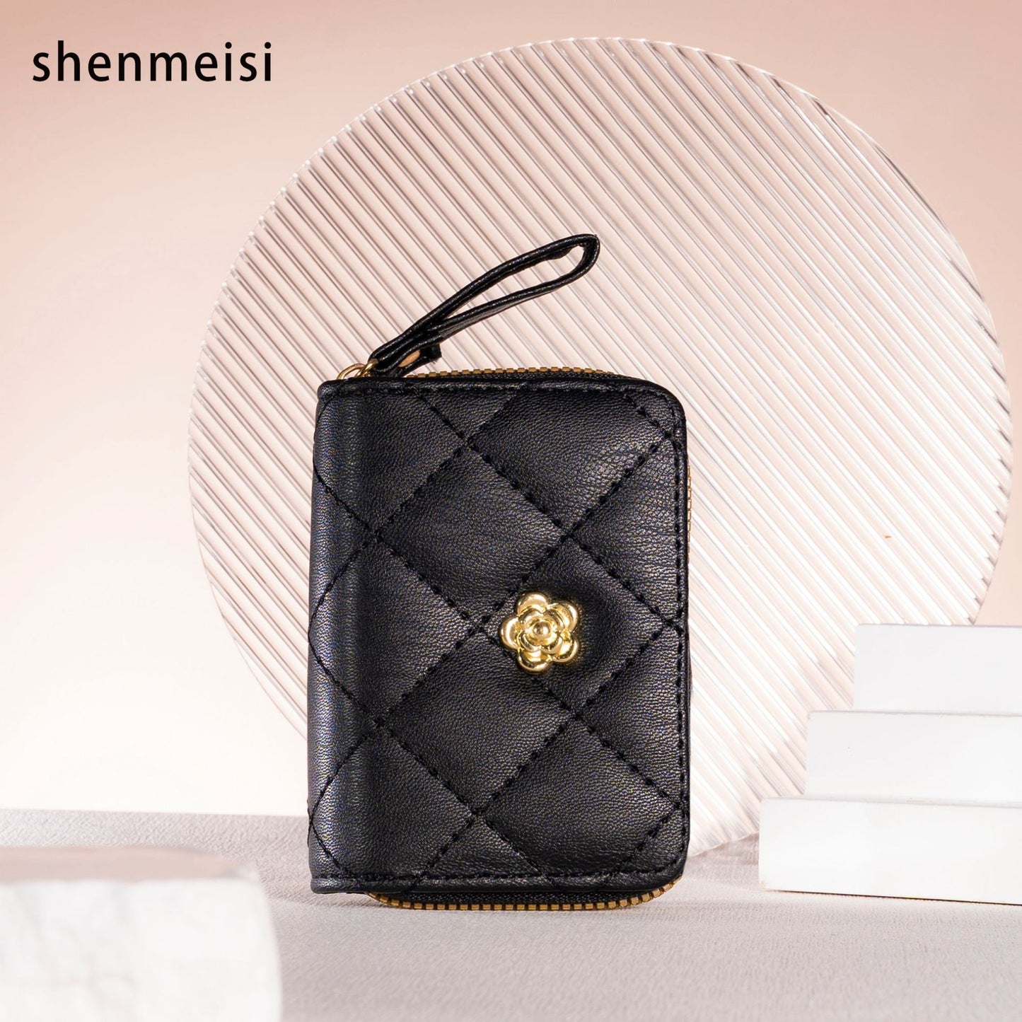 Women's Luxury Classic Style Expanding Multiple Slots Card Holder