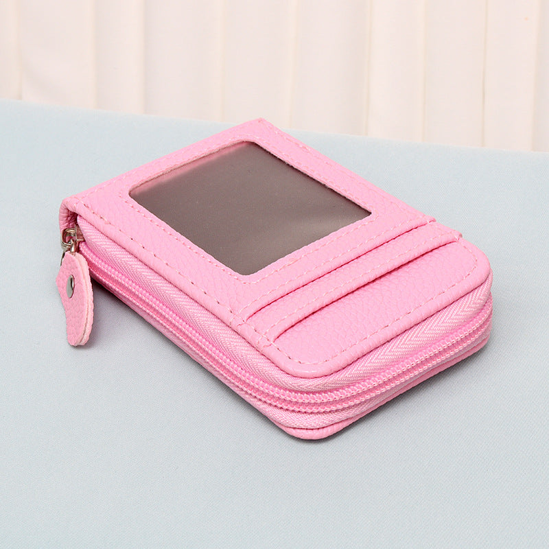 Women's Exquisite Fashion Large Capacity Bank Card Holder