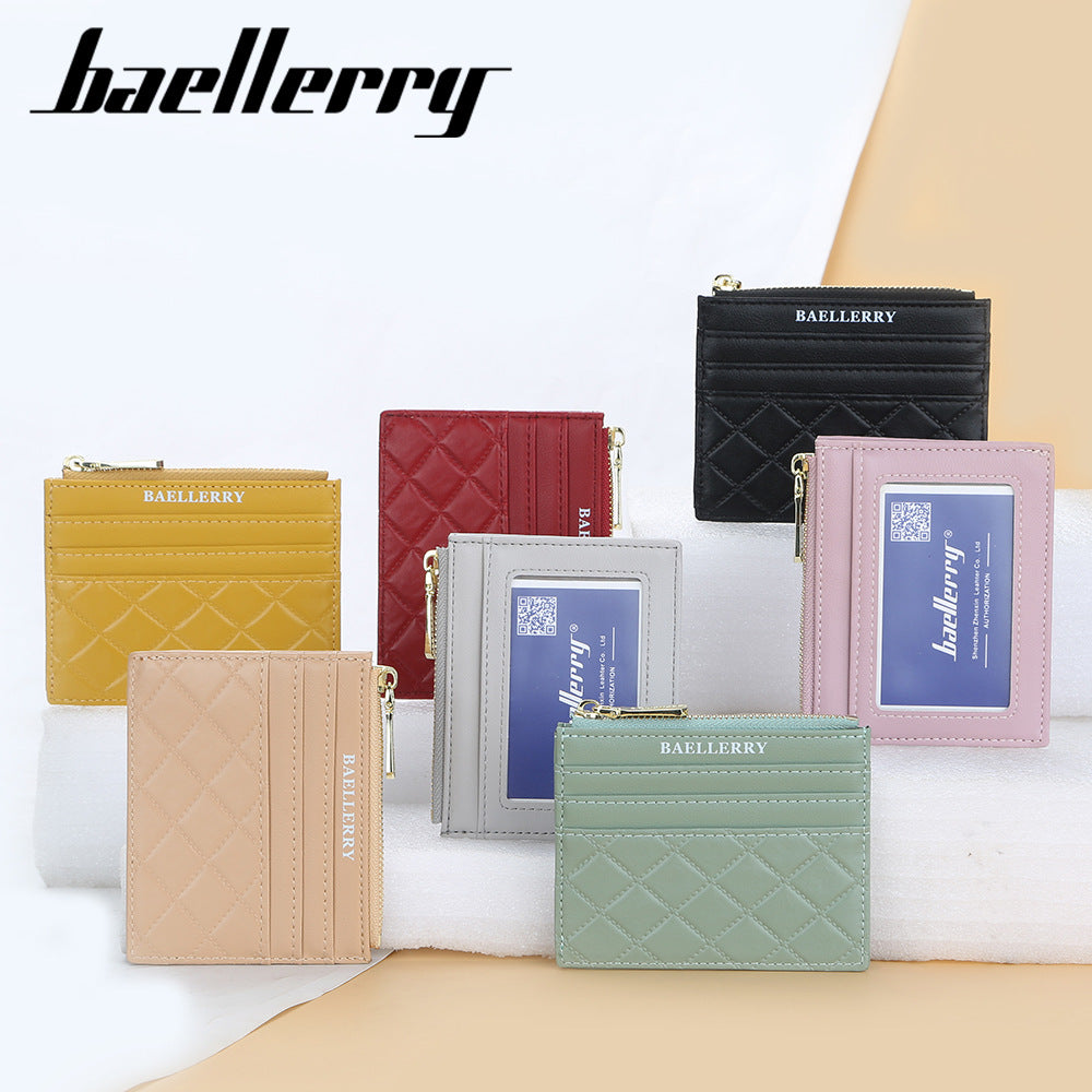 Women's Short Korean Style Zipper Fashion Large Capacity Ladies Wallet