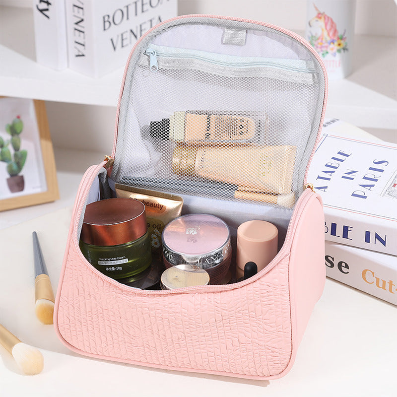 Good-looking Waterproof Portable Wash Light Luxury Simplicity Makeup Bag