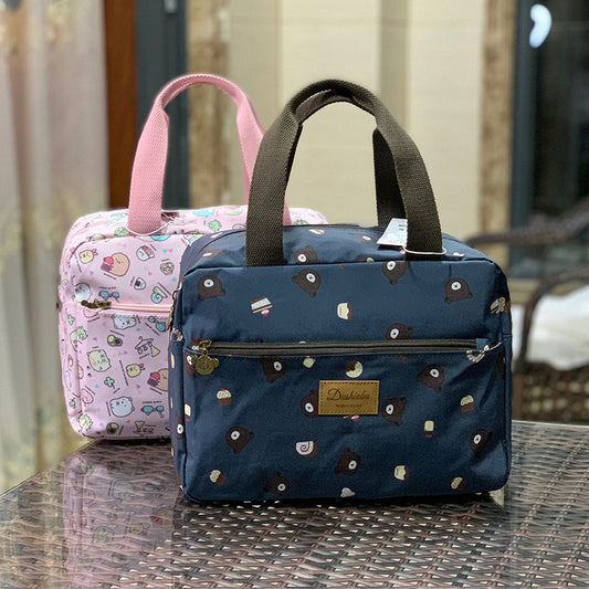 Korean Thick Waterproof Large Capacity Lunch Box Bags