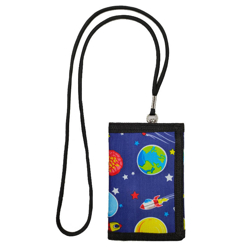 Lanyard Cartoon Animation Unicorn Gift Folding Men's Wallets